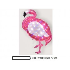Воздушный шар фольг. Фламинго, в ассорт., пакет