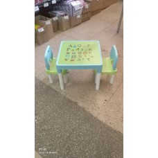 Набор детской пласт.мебели (стол +2 стула) BLUE