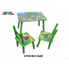 Набор детской мебели (стол +2 стула) GREEN