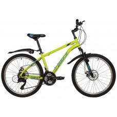 Велосипед FOXX 24" AZTEC D зеленый, сталь, размер 12"