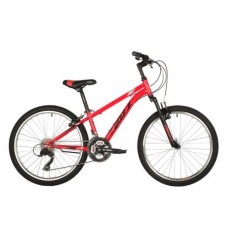 Велосипед FOXX 24" AZTEC красный, сталь, размер 14"