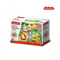 Пазл First Puzzle "Кто живет в Джунглях" (30 эл) Baby Toys арт.04187