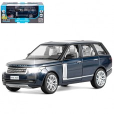 ТМ "Автопанорама" Машинка металлическая 1:26 Range Rover, синий перламутр, откр. двери, капот и бага