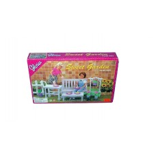 Игровой набор мебели (29,5х18,5х5) "В саду" (кукла не в компл.) (Арт. 48900)