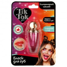 Блеск для губ розовый, с фруктовым ароматом TIK TOK GIRL в кор.30*12шт