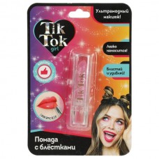 Помада для губ с блестками цвет: розовый TIK TOK GIRL в кор.4*24шт