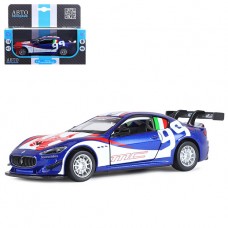 ТМ "Автопанорама" Машинка металл., 1:32 Maserati Gran Turismo MC GT4, синий, инерция, свет, звук, от