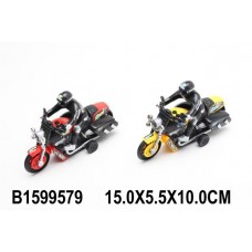 Мотоцикл РК инерц ДОРОЖНЫЙ 15см с мотоциклистом (1599579)