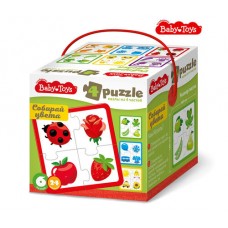 Пазлы МАКСИ "Собирай цвета" Baby Toys 24 эл арт.04780