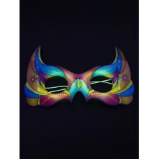 Карнавальная маска ML светящ Супергерой желтая НУ-4936