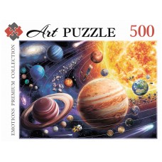 Artpuzzle. ПАЗЛЫ 500 элементов. СОЛНЕЧНАЯ СИСТЕМА (Арт. Ф500-0447)