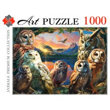 Artpuzzle. ПАЗЛЫ 1000 элементов.ВЕЧЕРНИЕ СОВЫ (Арт. Ф1000-0456)