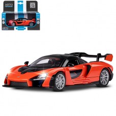 ТМ "Автопанорама" Машинка металлическая, 1:32 McLaren Senna Road Car, оранжевый, открываются двери,