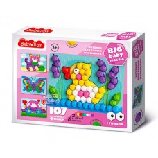 Мозаика для самых маленьких Baby Toys "Утенок" d2,5/7 цв (107 эл) арт.03578